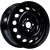 Trebl 64A49A 6x15 4*100 ET49 DIA56.6 Black Штампованный