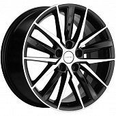 Khomen KHW 1807 8x18 5*112 ET39 DIA66.6 Black Литой