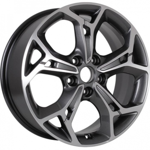 Khomen KHW 1702 7x17 5*108 ET50 DIA63.3 Gray Литой
