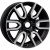 Khomen KHW 1723 8x17 6*139.7 ET25 DIA106.1 Black-FP Литой