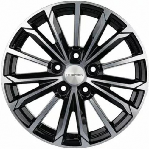 Khomen KHW 1611 6.5x16 5*110 ET46 DIA63.3 Black-FP Литой