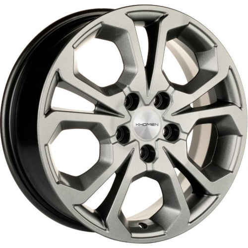 Khomen KHW 1711 7x17 5*108 ET33 DIA60.1 Black-FP Литой