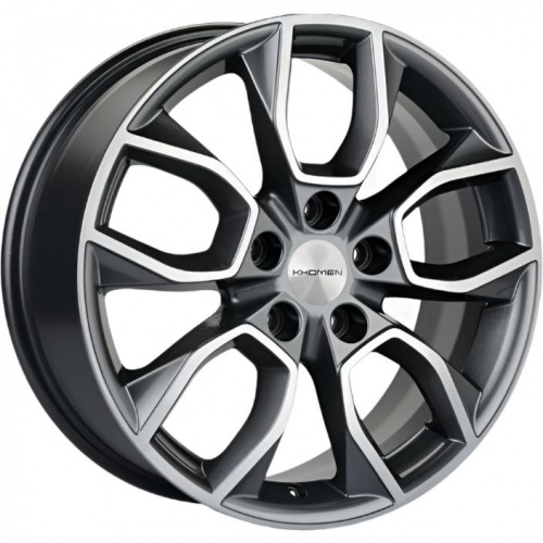Khomen KHW 1713 7x17 5*114.3 ET53 DIA67.1 Gray-FP Литой